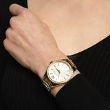 Buy Shop Michael Kors Layton Quartz Silver Dial Two Tone Steel Strap Watch For Women - MK6899 USA Online