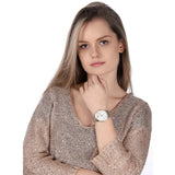 Buy Shop Michael Kors Layton Quartz Silver Dial Two Tone Steel Strap Watch For Women - MK6899 USA Online
