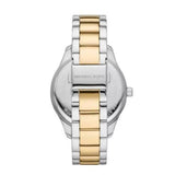 Buy Shop Michael Kors Layton Quartz Silver Dial Two Tone Steel Strap Watch For Women - MK6899 USA Online