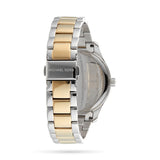 Buy Shop Michael Kors Layton Quartz Silver Dial Two Tone Steel Strap Watch For Women - MK6899 USA Online