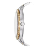 Buy Shop Michael Kors Layton Quartz Silver Dial Two Tone Steel Strap Watch For Women - MK6899 USA Online