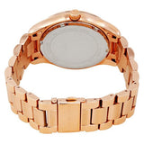 Buy Shop Michael Kors Layton Rose Gold Dial Rose Gold Steel Strap Watch for Women - MK6395 USA Online