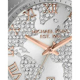 Buy Shop Michael Kors Layton Silver Dial Silver Steel Strap Watch for Women - MK5958 USA Online