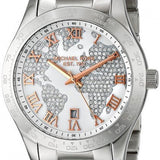 Buy Shop Michael Kors Layton Silver Dial Silver Steel Strap Watch for Women - MK5958 USA Online