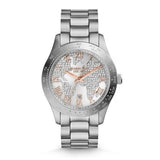 Buy Shop Michael Kors Layton Silver Dial Silver Steel Strap Watch for Women - MK5958 USA Online