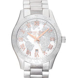 Buy Shop Michael Kors Layton Silver Dial Silver Steel Strap Watch for Women - MK5958 USA Online
