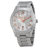 Buy Shop Michael Kors Layton Silver Dial Silver Steel Strap Watch for Women - MK5958 USA Online