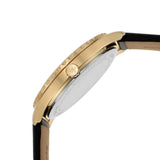 Buy Shop Michael Kors Layton Three Hand Mother of Pearl Black Dial Black Leather Strap Watch For Women - MK2911 USA Online