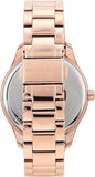 Buy Shop Michael Kors Layton Three Hand Pink Dial Rose Gold Steel Strap Watch For Women - MK6848 USA Online