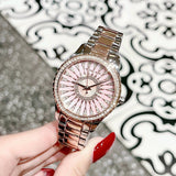 Buy Shop Michael Kors Layton Three Hand Pink Dial Two Tone Steel Strap Watch For Women - MK6894 USA Online