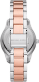 Buy Shop Michael Kors Layton Three Hand Pink Dial Two Tone Steel Strap Watch For Women - MK6894 USA Online