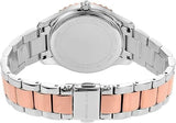 Buy Shop Michael Kors Layton Three Hand Pink Dial Two Tone Steel Strap Watch For Women - MK6894 USA Online