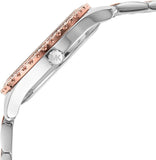 Buy Shop Michael Kors Layton Three Hand Pink Dial Two Tone Steel Strap Watch For Women - MK6894 USA Online