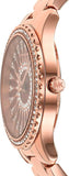 Buy Shop Michael Kors Layton Three Hand Red Dial Rose Gold Steel Strap Watch For Women - MK6893 USA Online