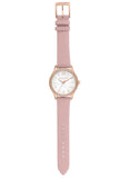 Buy Shop Michael Kors Layton Three-Hand White Dial Pink Leather Strap Watch for Women - MK2909 USA Online