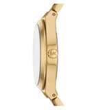 Buy Shop Michael Kors Lennox Analog Blue Dial Gold Steel Strap Watch for Women - MK7460 USA Online