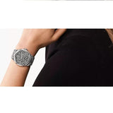 Buy Shop Michael Kors Lennox Analog Crystals Silver Dial Silver Steel Strap Watch For Women - MK7408 USA Online