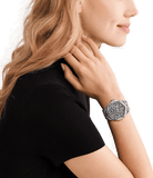 Buy Shop Michael Kors Lennox Analog Crystals Silver Dial Silver Steel Strap Watch For Women - MK7408 USA Online
