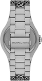 Buy Shop Michael Kors Lennox Analog Crystals Silver Dial Silver Steel Strap Watch For Women - MK7408 USA Online