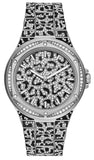 Buy Shop Michael Kors Lennox Analog Crystals Silver Dial Silver Steel Strap Watch For Women - MK7408 USA Online