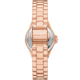 Buy Shop Michael Kors Lennox Analog Pink Dial Rose Gold Steel Strap Watch For Women - MK7396 USA Online