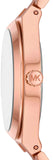 Buy Shop Michael Kors Lennox Analog Pink Dial Rose Gold Steel Strap Watch for Women - MK7462 USA Online