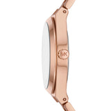 Buy Shop Michael Kors Lennox Analog Pink Dial Rose Gold Steel Strap Watch for Women - MK7462 USA Online