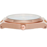 Buy Shop Michael Kors Lennox Analog Pink Dial Rose Gold Steel Strap Watch for Women - MK7462 USA Online