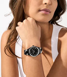 Buy Shop Michael Kors Lennox Analogue Black Dial Two Tone Steel Strap Watch for Women - MK7502 USA Online