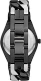 Buy Shop Michael Kors Lennox Analogue Black Dial Two Tone Steel Strap Watch for Women - MK7502 USA Online