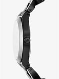 Buy Shop Michael Kors Lennox Analogue Black Dial Two Tone Steel Strap Watch for Women - MK7502 USA Online