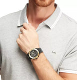 Buy Shop Michael Kors Lennox Chronograph Black Dial Black Steel Strap Watch For Men - MK8941 USA Online