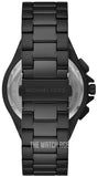 Buy Shop Michael Kors Lennox Chronograph Black Dial Black Steel Strap Watch For Men - MK8941 USA Online
