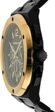 Buy Shop Michael Kors Lennox Chronograph Black Dial Black Steel Strap Watch For Men - MK8941 USA Online