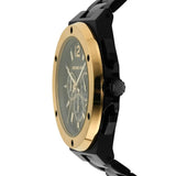 Buy Shop Michael Kors Lennox Chronograph Black Dial Black Steel Strap Watch For Men - MK8941 USA Online