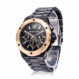 Buy Shop Michael Kors Lennox Chronograph Black Dial Black Steel Strap Watch For Men - MK8941 USA Online