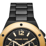Buy Shop Michael Kors Lennox Chronograph Black Dial Black Steel Strap Watch For Men - MK8941 USA Online