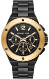 Buy Shop Michael Kors Lennox Chronograph Black Dial Black Steel Strap Watch For Men - MK8941 USA Online