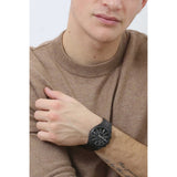 Buy Shop Michael Kors Lennox Chronograph Black Dial Black Steel Strap Watch For Men - MK9146 USA Online