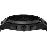 Buy Shop Michael Kors Lennox Chronograph Black Dial Black Steel Strap Watch For Men - MK9146 USA Online