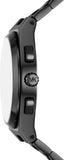 Buy Shop Michael Kors Lennox Chronograph Black Dial Black Steel Strap Watch For Men - MK9146 USA Online