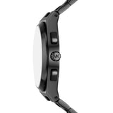 Buy Shop Michael Kors Lennox Chronograph Black Dial Black Steel Strap Watch For Men - MK9146 USA Online