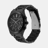 Buy Shop Michael Kors Lennox Chronograph Black Dial Black Steel Strap Watch For Men - MK9146 USA Online