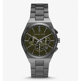 Buy Shop Michael Kors Lennox Chronograph Black Dial Black Steel Strap Watch For Men - MK9146 USA Online