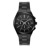 Buy Shop Michael Kors Lennox Chronograph Black Dial Black Steel Strap Watch For Men - MK9146 USA Online
