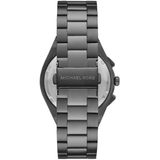 Buy Shop Michael Kors Lennox Chronograph Black Dial Grey Steel Strap Watch For Men - MK9118 USA Online