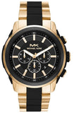 Buy Shop Michael Kors Lennox Chronograph Black Dial Two Tone Steel Strap Watch for Men - MK8990 USA Online