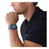 Buy Shop Michael Kors Lennox Chronograph Blue Dial Blue Steel Strap Watch For Women - MK9147 USA Online