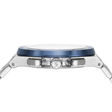 Buy Shop Michael Kors Lennox Chronograph Blue Dial Silver Steel Strap Watch For Men - MK8938 USA Online