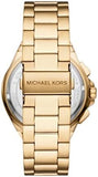Buy Shop Michael Kors Lennox Chronograph Gold Dial Gold Steel Strap Watch For Men - MK8989 USA Online
